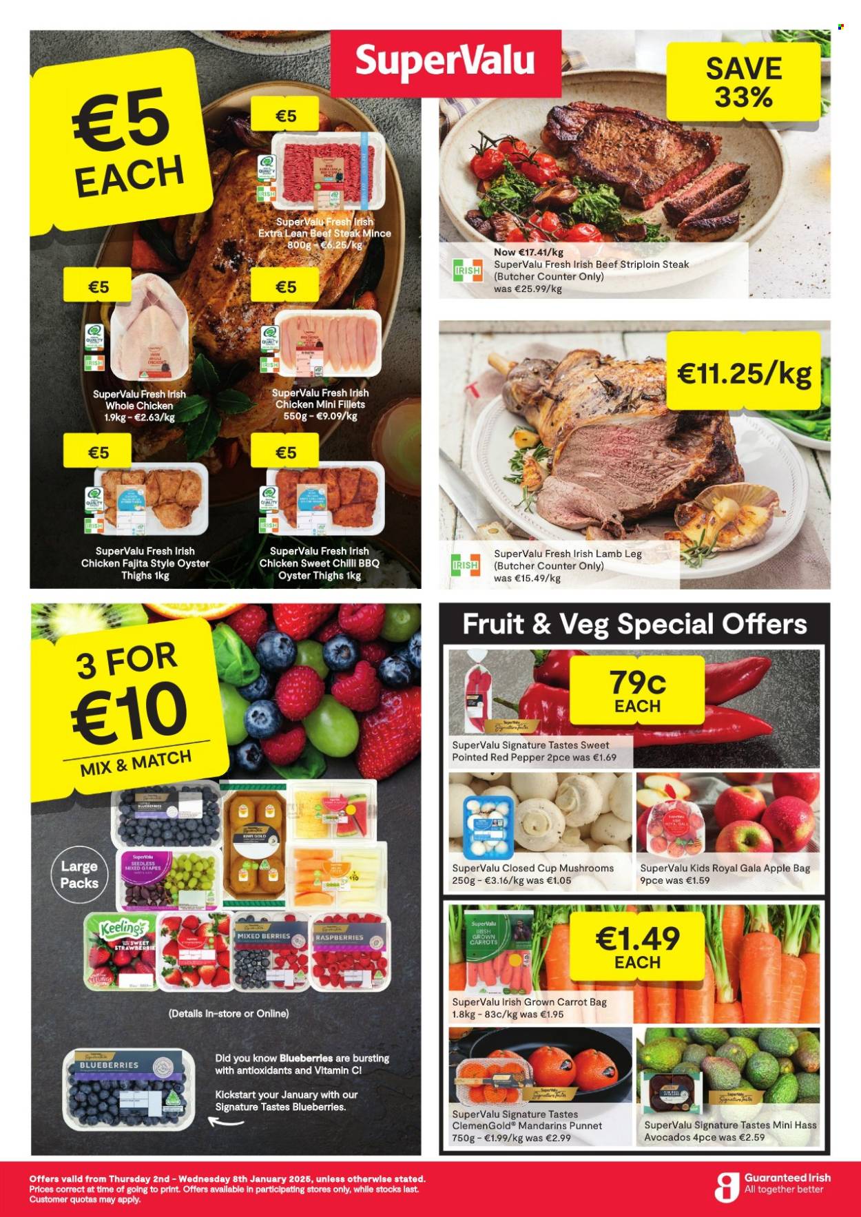 SuperValu offer - 02.01.2025 - 08.01.2025. Page 1