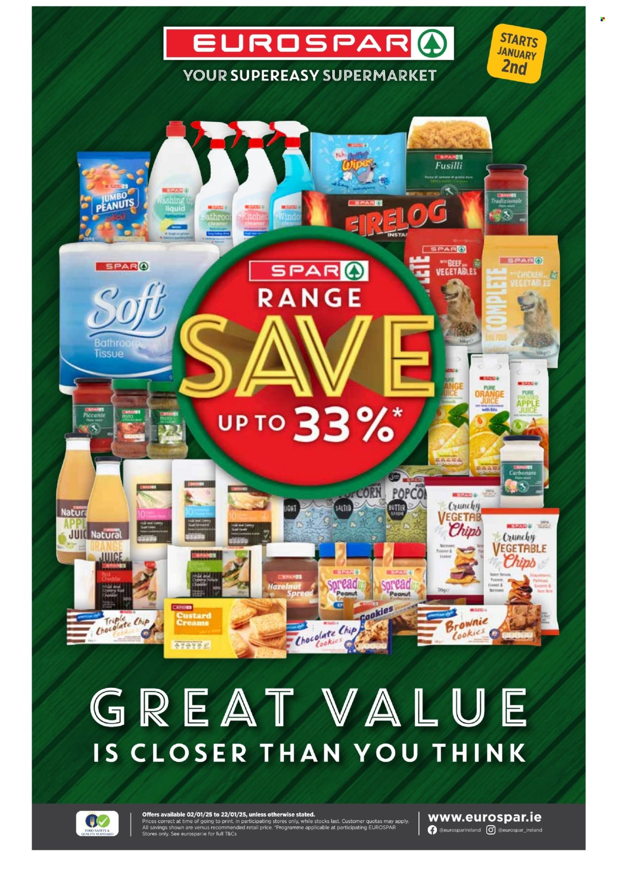 EUROSPAR offer - 03.01.2025 - 22.01.2025. Page 1