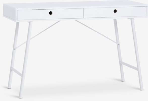 Desk STENVAD 48x120 2 drawers white