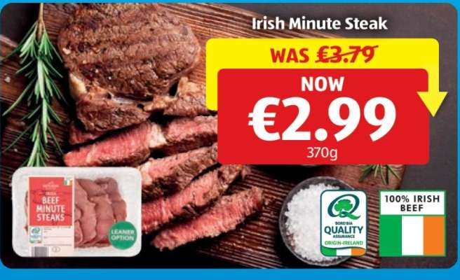 Irish Minute Steak