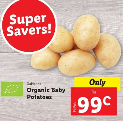 Oaklands Organic Baby Potatoes