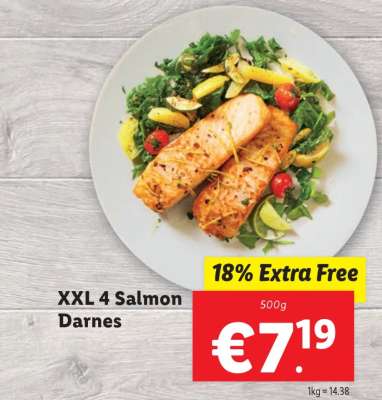 XXL 4 Salmon Darnes