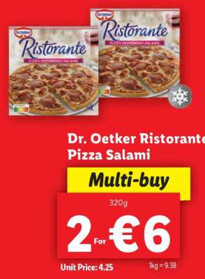 Dr. Oetker Ristorante Pizza Salami