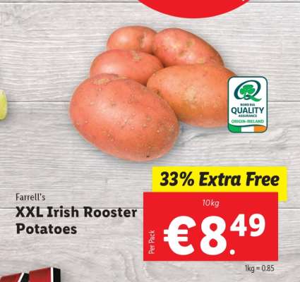 Farrell's XXL Irish Rooster Potatoes