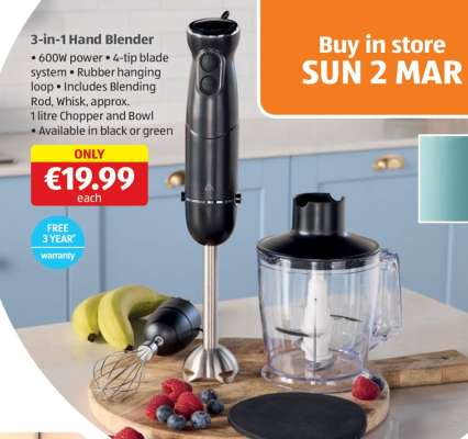 3-in-1 Hand Blender