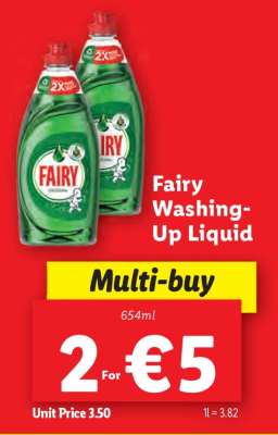 Fairy Washing Up Liquid