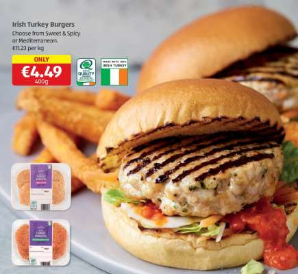 Irish Turkey Burgers