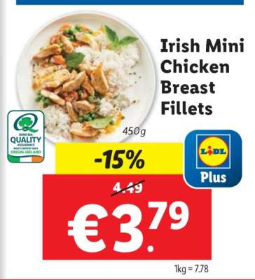 Irish Mini Chicken Breast Fillets