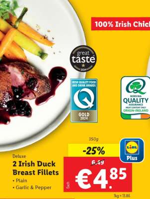 2 Irish Duck Breast Fillets