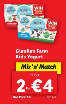 Glenilen Farm Kids Yogurt