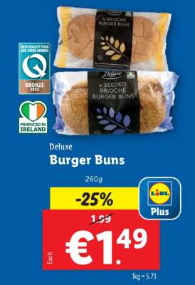 Deluxe Burger Buns