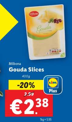 Milbona Gouda Slices