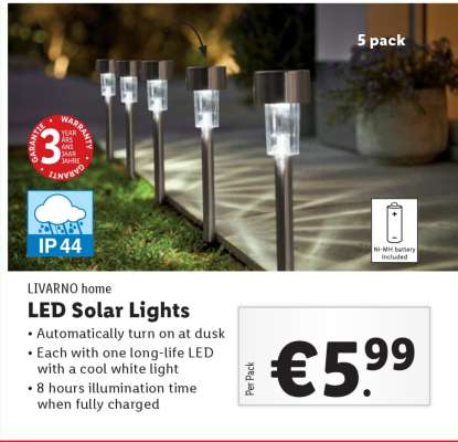 Livarno home LED Solar Lights