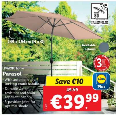 Livarno Home Parasol