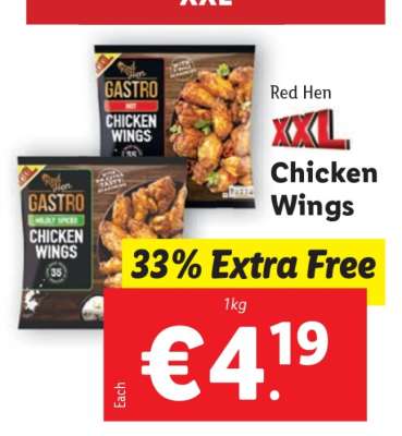 Red Hen XXL Chicken Wings