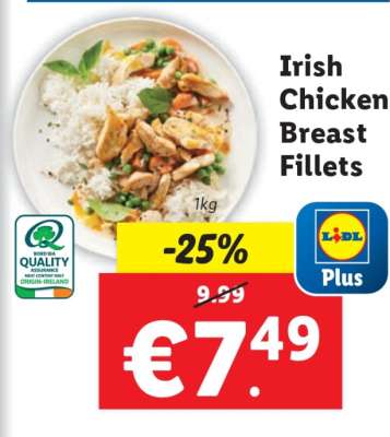 Irish Chicken Breast Fillets