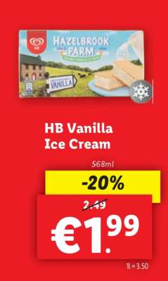 HB Vanilla Ice Cream