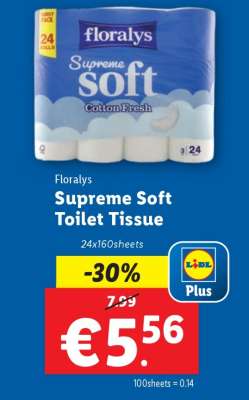 Florays Supreme Soft Toilet Tissue