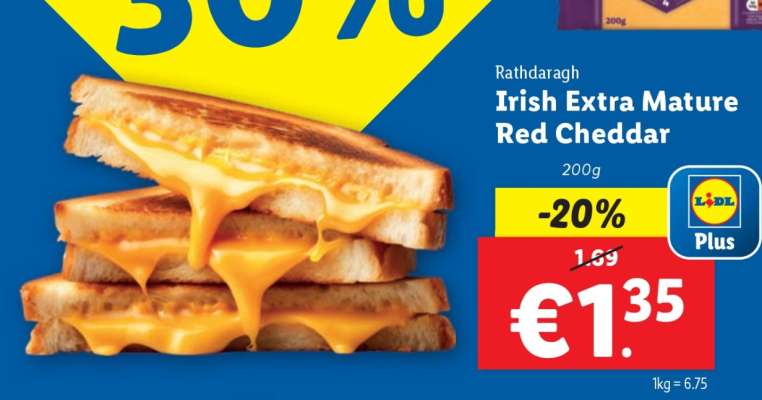 Rathdaragh Irish Extra Mature Red Cheddar