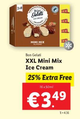 Bon Gelati XXL Mini Mix Ice Cream