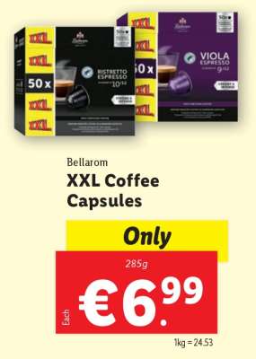 Bellarom XXL Coffee Capsules