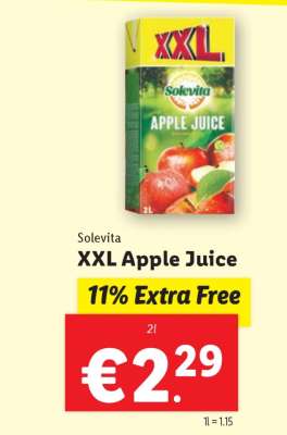 Solevita XXL Apple Juice