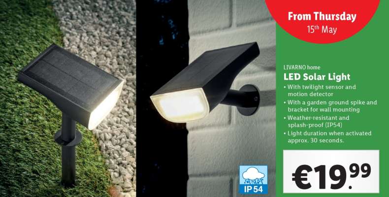 LIVARNO home LED Solar Light