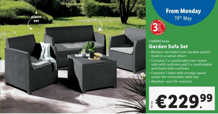 Garden Sofa Set