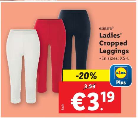 esmara Ladies' Cropped Leggings