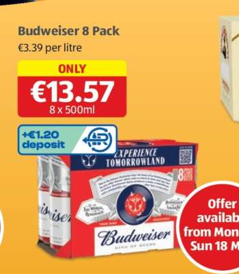 Budweiser 8 Pack
