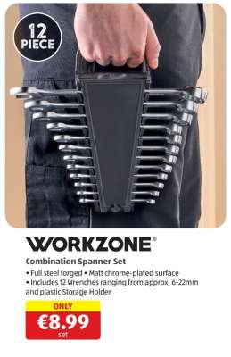 WORKZONE Combination Spanner Set