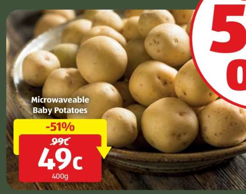 Microwaveable Baby Potatoes