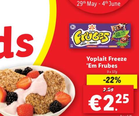 Yoplait Freeze 'Em Frubes