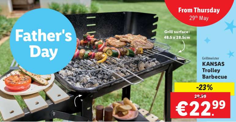 Grillmeister KANSAS Trolley Barbecue