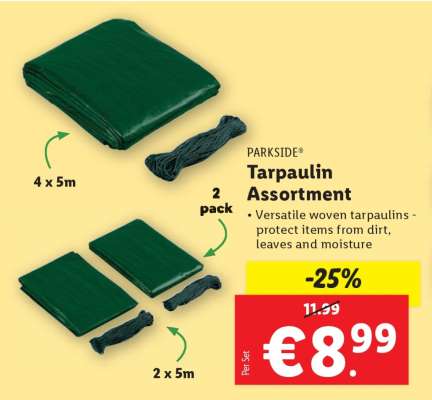 PARKSIDE Tarpaulin Assortment