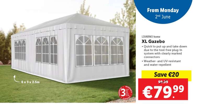 LIVARNO home XL Gazebo