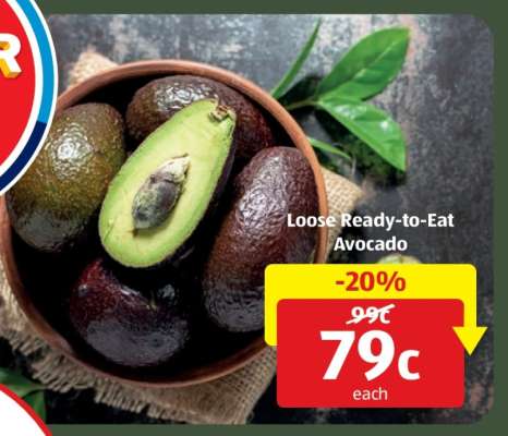 Loose Ready to Eat Avocado