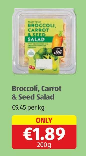 Broccoli, Carrot & Seed Salad