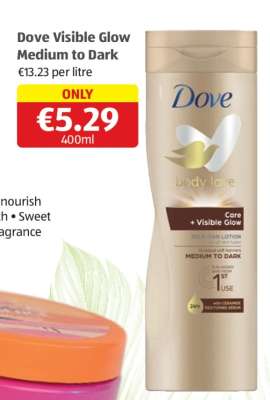 Dove Visible Glow Medium to Dark