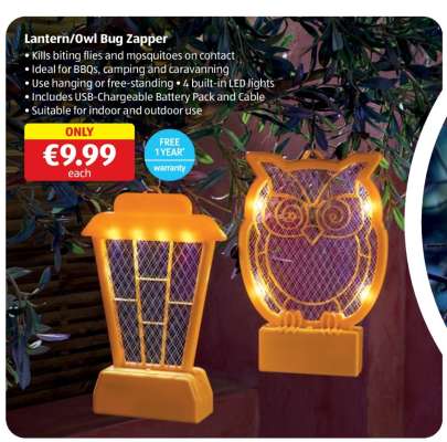 Lantern/Owl Bug Zapper