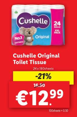 Cushelle Original Toilet Tissue
