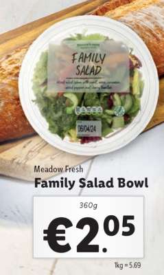 Meadow Fresh Family Salad Bowl