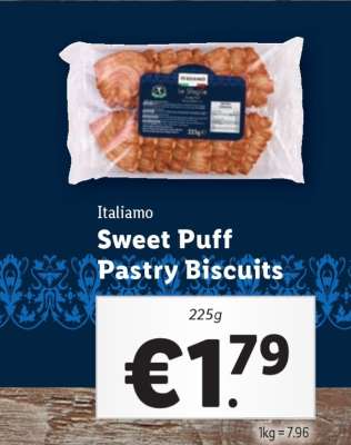 Italiano Sweet Puff Pastry Biscuits