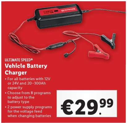 ULTIMATE SPEED Vehicle Battery Charger