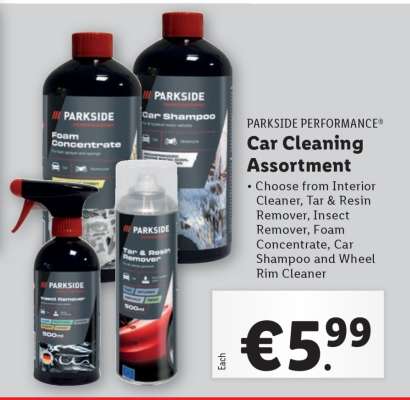 PARKSIDE PERFORMANCE Car Cleaning Assortment
