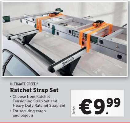 ULTIMATE SPEED® Ratchet Strap Set