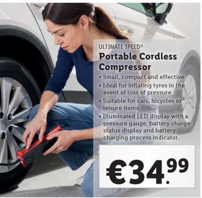 Ultimate Speed Portable Cordless Compressor