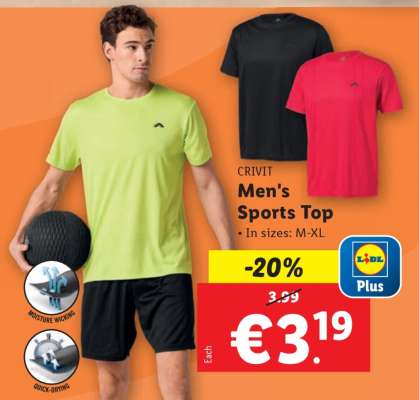 CRIVIT Men's Sports Top