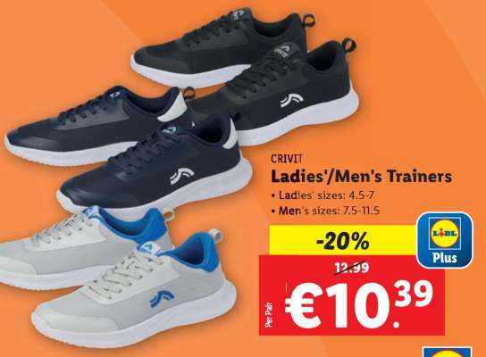 CRIVIT Ladies'/Men's Trainers