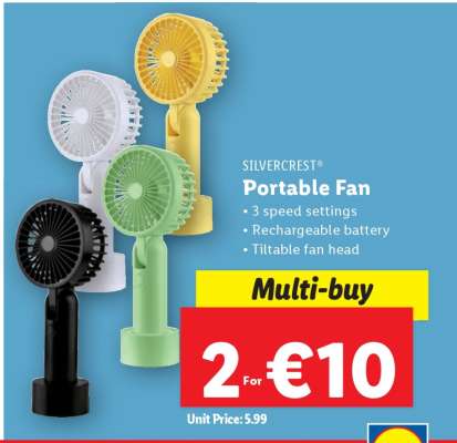 SILVERCREST Portable Fan